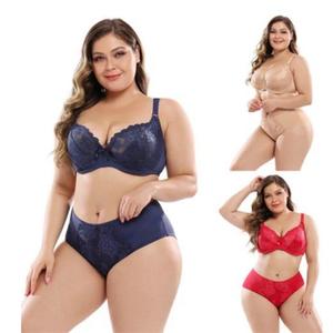 big Lady Bra Set Women ECup Plus Size Underwear Bras文胸套装