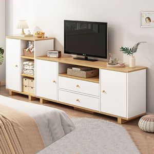 IKEA宜家简约现代电视柜客厅卧室储物边柜小户型电视机柜加高地柜