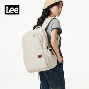 Lee休闲潮流双肩包女背包初中生高中学生书包轻便旅行包男电脑包