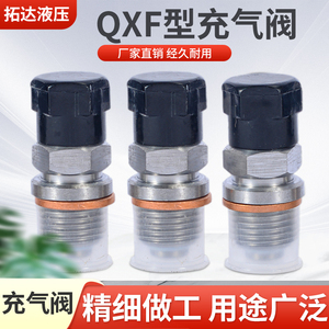 NXQ蓄能器充气阀QXF-5剪板机充气嘴充气工具充气阀蓄能器氮充气阀