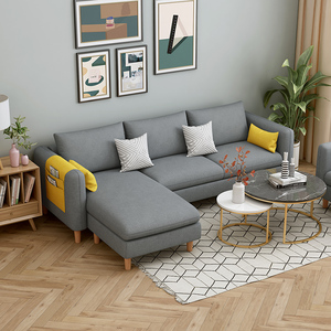 IKEA宜家布艺沙发客厅2024新款休息区接待简易出租房双人小沙发三