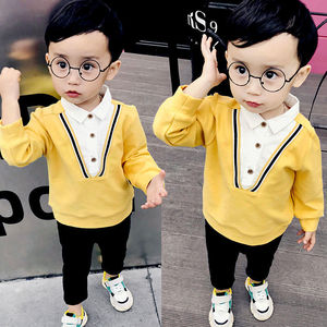 巴­拉巴­拉韩系男童春装套装1-3岁宝宝春秋装儿童童装2小孩子衣服