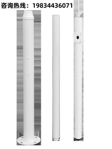 监控立杆组合式分段监控杆枪机球机摄像机支架户外监控支架2米3米