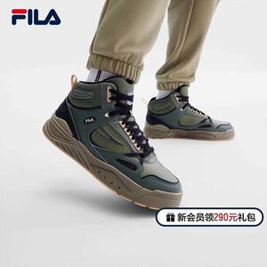 FILA 斐乐男鞋SLAM MID摩登板鞋时尚中帮运动鞋百搭休闲鞋