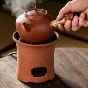 围炉煮茶器家用紫砂功夫茶具茶壶陶瓷电陶炉用煮水壶红白泥烧水壶