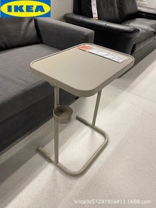 IKEA宜家可折叠电脑桌比约高森可调高度折叠桌边桌笔记本电脑支架