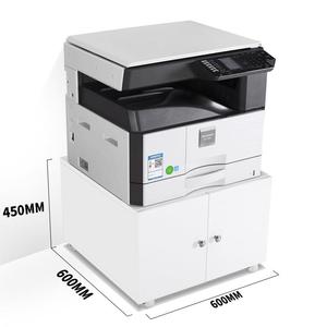打印机柜子落地A3复印机工作台放置柜移动矮柜带轮大型打印机厂家
