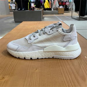 Adidas阿迪达斯男鞋三叶草Nite Jogger 3M反光休闲运动女鞋跑步鞋