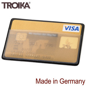 德国Troika智能卡信用卡保护套 超薄透明安全防消磁防盗刷卡套