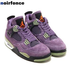 Air Jordan 4 Retro AJ4 初号机 紫色麂皮 复古篮球鞋 AQ9129-500