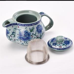 茶壶盖子 单盖杯盖盖子水杯马克杯陶瓷小茶杯茶壶盖青古瓷青花瓷