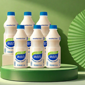 新货均瑶味动力乳酸菌饮品早餐大瓶酸奶