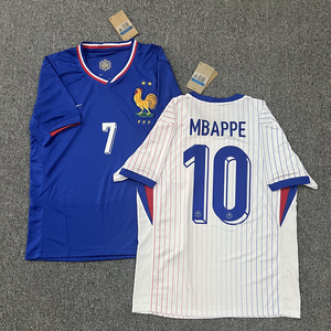 法国国家队欧洲杯球迷SW球衣定制足球服姆巴佩格里兹曼主客场上衣