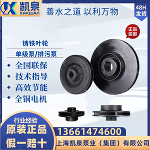 上海凯泉集团 KQWKQL 凯泉立式卧式单级单吸离心泵 叶轮/现货库存