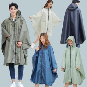 日本斗篷雨衣女成人时尚徒步长款骑行雨披男韩国户外防水外贸厂家