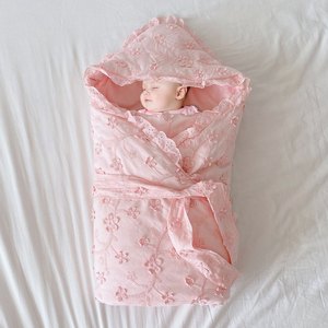包被婴儿初生纯棉四季通用新生儿用品刚出生婴儿被子宝宝抱被