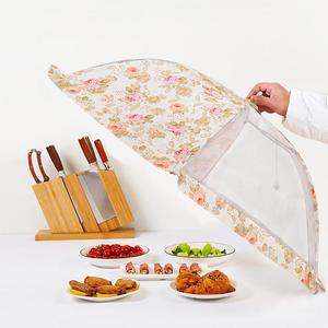 菜罩加大号防蝇饭菜盖家用折叠纯色饭桌上盖菜的纱罩餐桌罩子罩桌