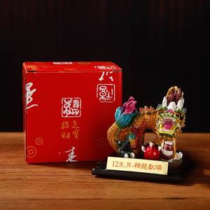 十二生肖牛年吉祥物天津泥人张泥人彩塑 中国风传统可爱摆件