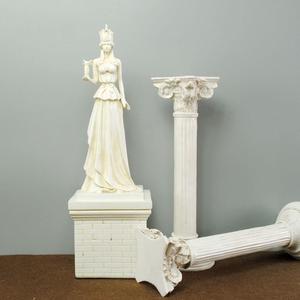 创意希腊雅典娜女神雕塑雕像树脂天使摆件装饰品工艺礼品摆饰桌面