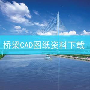 斜拉桥特大桥梁工程CAD施工图设计悬索桥梁全套CAD图纸资料下载