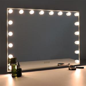 化妆镜子影楼复古带灯高级壁挂式梳妆镜智能家用化妆台大号灯泡镜