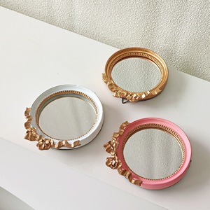 美式浴室镜化妆镜古铜色装饰镜玄关镜简欧卫浴圆镜子欧式画框梳妆