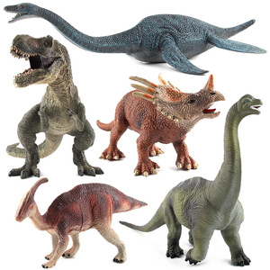 侏罗纪恐龙系列 蛇颈龙 暴王龙 塑胶静态恐龙玩具模型 多款可选