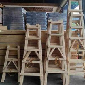梯子木头实木便携刮腻子木制木质简易人字梯2米木工梯凳装修工地