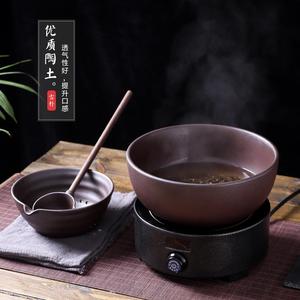 电陶炉煮茶器普洱白茶泡茶器炉柴烧茶碗蒸汽麦饭石养生烧水壶一体