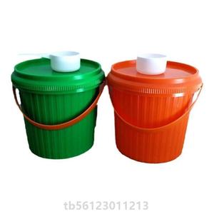 盒子洗衣粉儿童玩具桶塑料桶透明!储存罐送量带收纳盖食品级加厚
