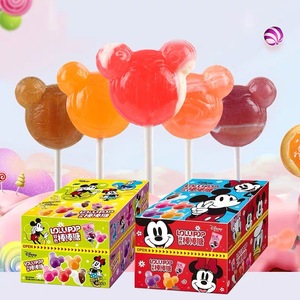 日本进口格力高米奇棒棒糖迪士尼儿童零食水果味糖果多口味混装糖