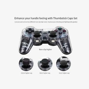 Video-Game Wireless Dual Shock Gamepad Transparent Hand Cont