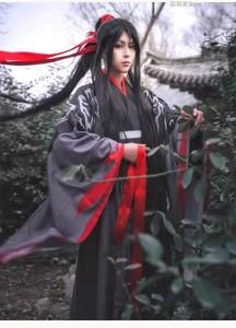 魏无羡cos服魔道祖师夷陵老祖蓝忘机c服cosplay古装汉服男女全套