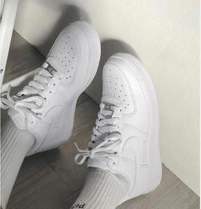 耐克/Nike 空军一号小麦色休闲板鞋男女情侣高低帮运动AF1小白鞋