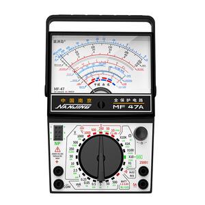 南京MF47内磁指针式万用表机械式高精度防烧蜂鸣全保护智能万能表