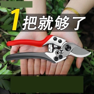 钢材中国制作SK5强力园艺修枝剪新款园林家用省力款花枝剪刀