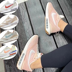 Nike耐克女跑步鞋AIR MAX DAWN气垫增高粉色休闲运动鞋DC4068-601