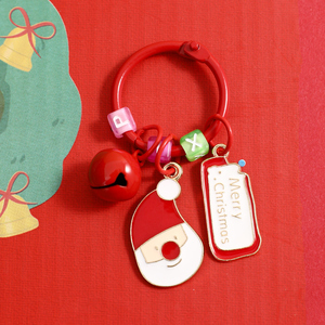 创意卡通圣诞吊牌挂件精致汽车钥匙扣女书包挂件情侣小礼品