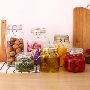 百香果蜜密封罐专用柠檬玻璃瓶食品级装蜂蜜罐子空瓶收纳储物容器