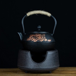 铸铁炭炉铁壶炉日本复古风格碳炉室内茶具烧水壶户外酒精炉煮茶炉