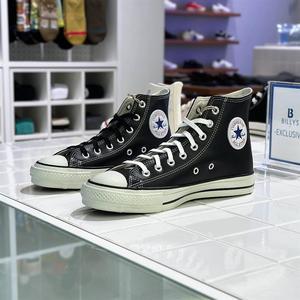 日产匡威BILLY'S限定黑色皮质CONVERSE ALLSTAR J1980s日本制高帮