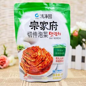 清净园宗家府切件泡菜400g辣白菜韩式正宗下饭酸菜酱菜满5袋包邮