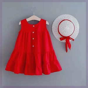 巴拉巴拉清货促销潮流女童夏季连衣裙4儿童洋气红色夏裙5女宝宝夏
