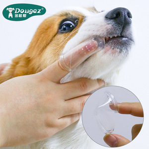 狗牙刷去牙垢清洁宠物口腔手指套防咬 外贸新品宠物美容清洁用品