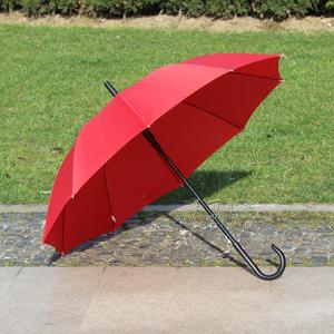 天堂伞大红色伞长柄10骨碰击布直杆伞晴雨伞礼品伞定制定做广告伞