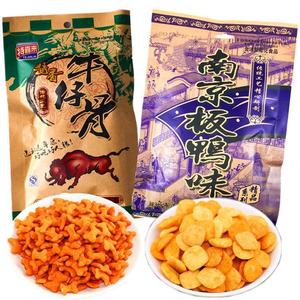 留香展翅南京板鸭味大包装酱香牛仔骨怀旧8090儿时休闲膨化小零食