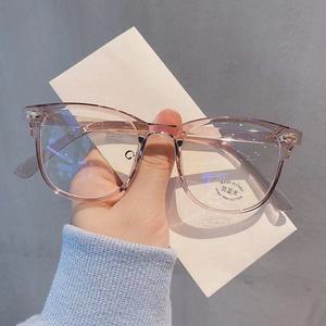 2022防兰光眼镜7008 女士平光镜电脑护目镜复古眼镜框女方形镜架1