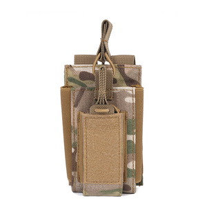 战术单联弹夹包1000D尼龙军迷子母工具包袋模型附件迷彩战术包