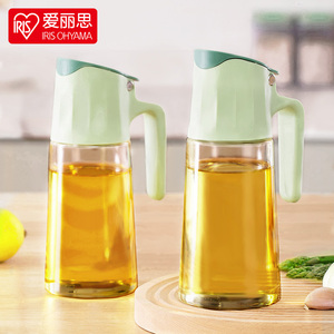 爱丽思油壶重力感应防滴漏高硼硅玻璃油瓶自动开合厨房调味瓶