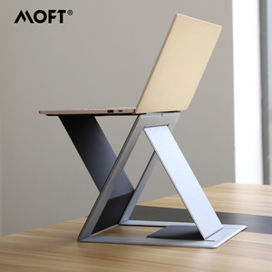 MOFT Z可站立笔记本支架办公室桌面电脑多角度折叠站着工作升降增高轻薄便携隐形会变形手提托架MacBook架子